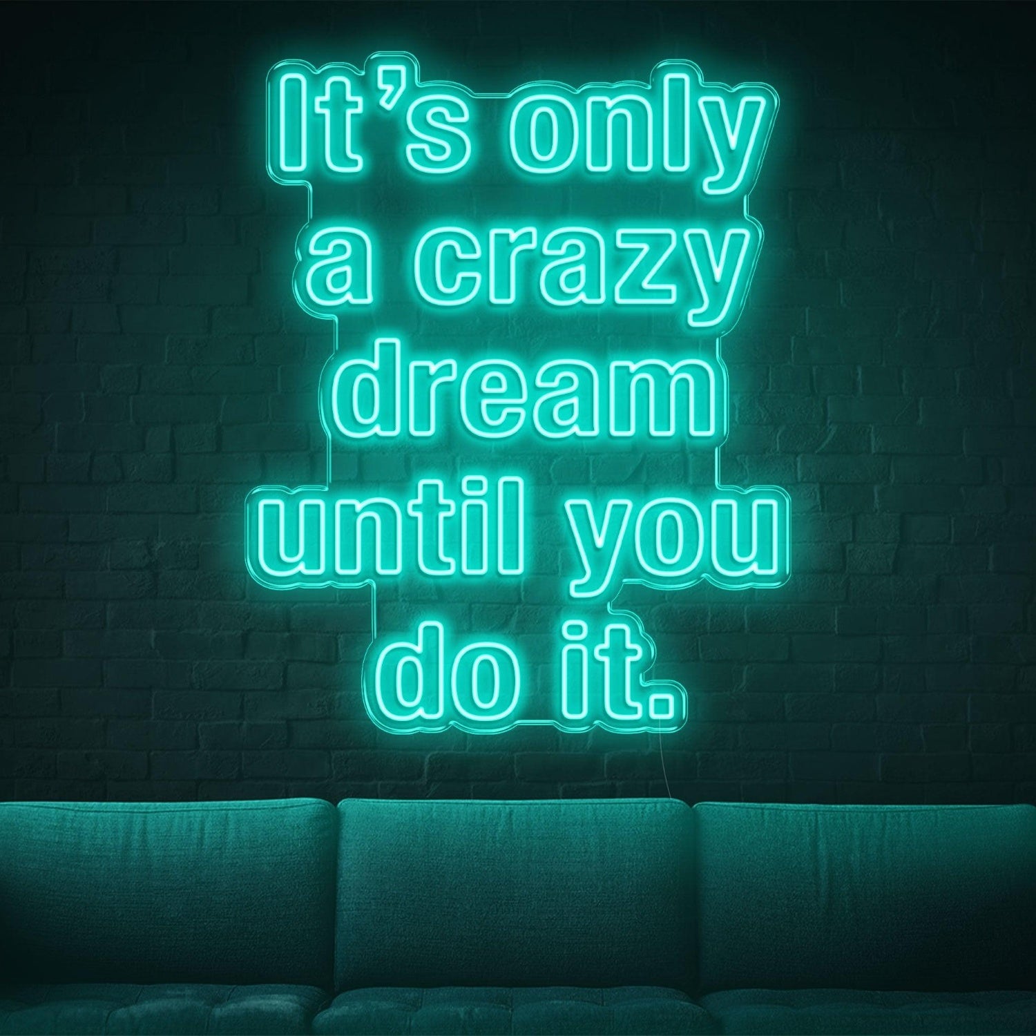 Bright Green Crazy Dream Do It Led Neon Sign For Home Studio Decor | Shineneon