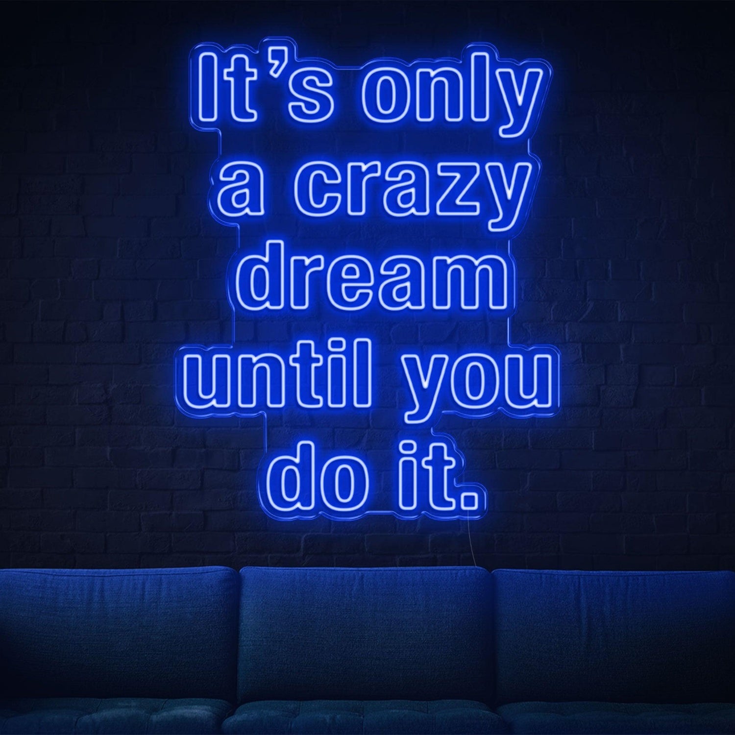 Bright Green Crazy Dream Do It Led Neon Sign For Home Studio Decor | Shineneon