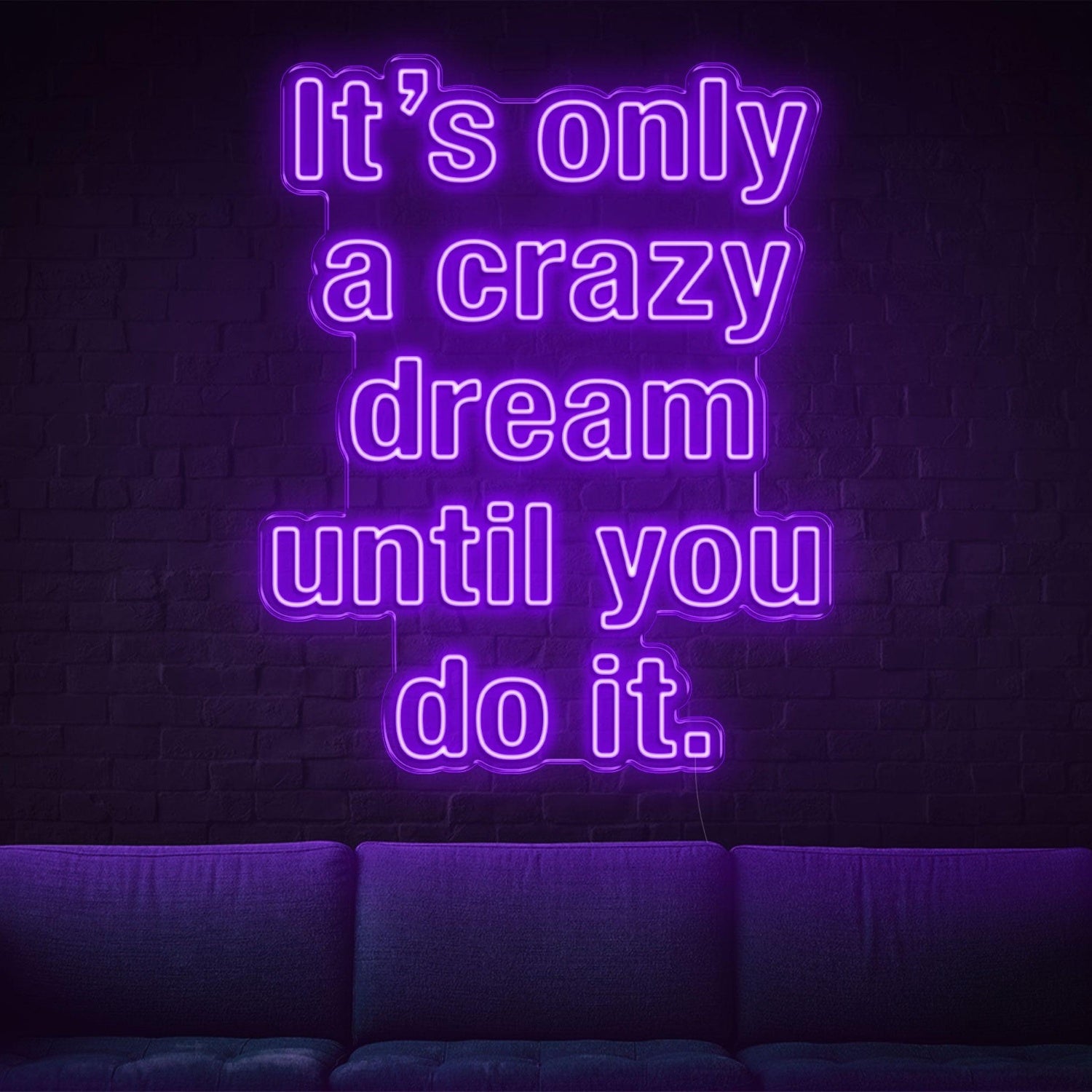 Bright Green Crazy Dream Do It Led Neon Sign For Home Studio Decor | Shineneon