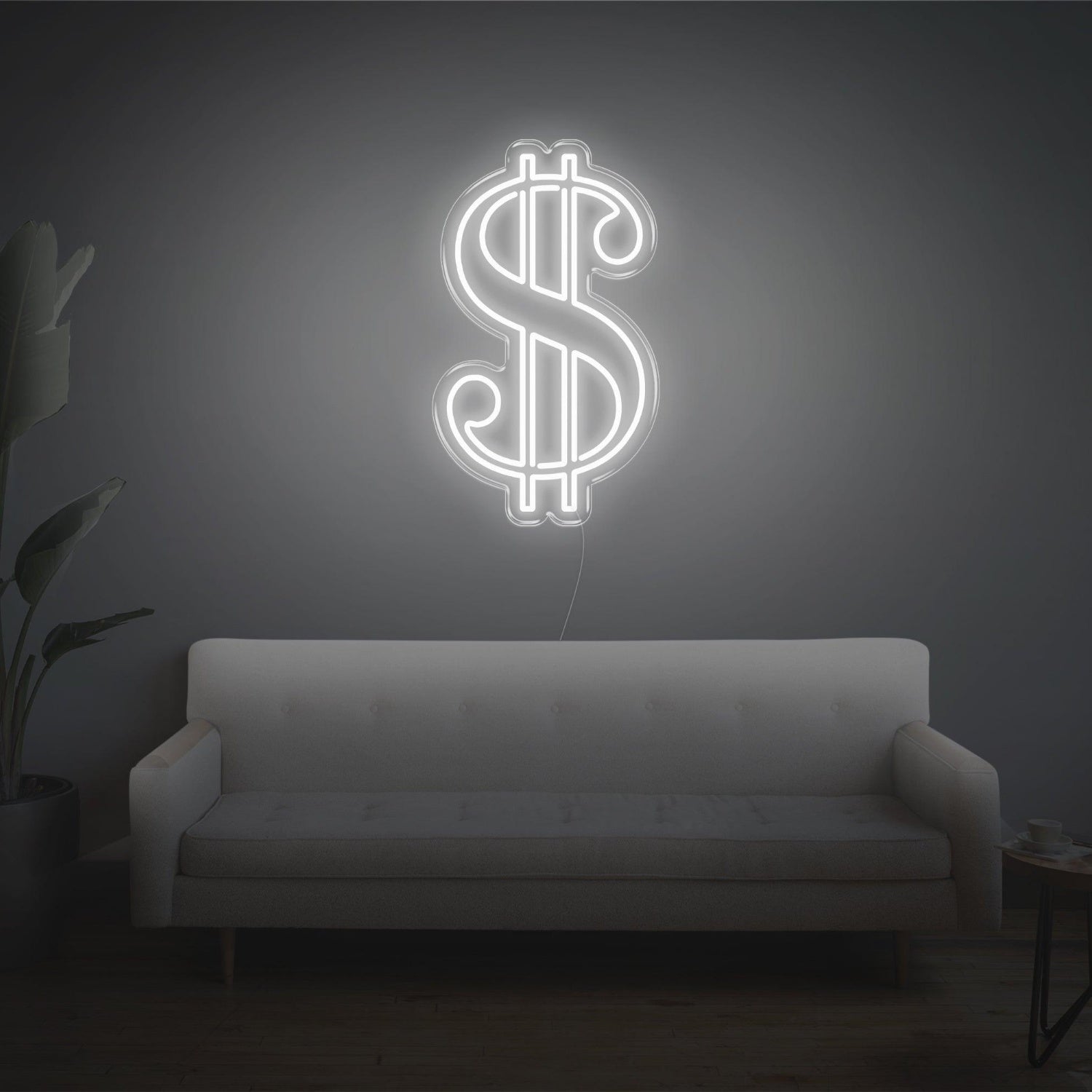 Bright Green Dollar Sign Led Neon Sign For Home Office Decor | Shineneon