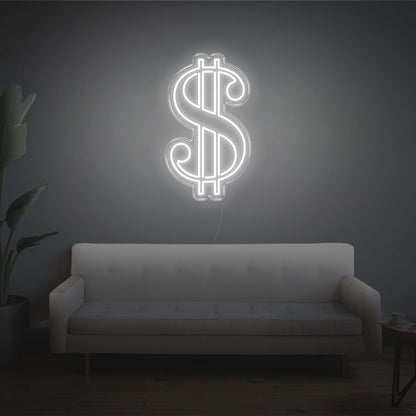 Bright Green Dollar Sign Led Neon Sign For Home Office Decor | Shineneon