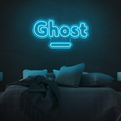 Bright Green Ghost Cartoon-Style Led Neon Sign For Bedroom Decor | Shineneon