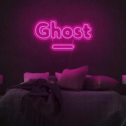 Bright Green Ghost Cartoon-Style Led Neon Sign For Bedroom Decor | Shineneon