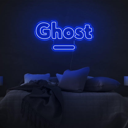 Bright Green Ghost Cartoon-Style Led Neon Sign For Bedroom Decor | Shineneon