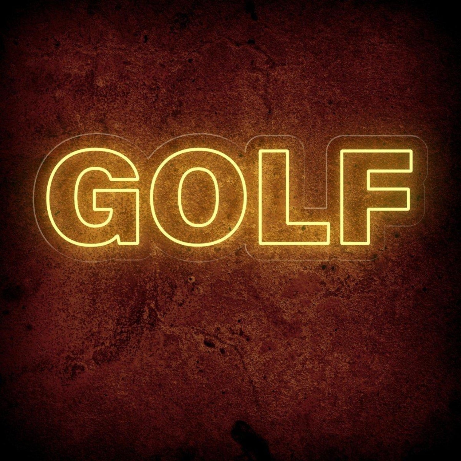 Bright Green Golf Round Bold Led Neon Sign For Golf Shops Club Decor | Shineneon