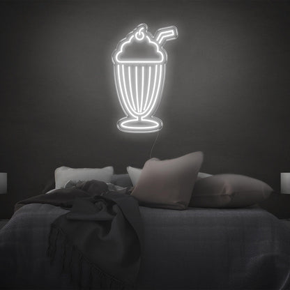Bright Green Ice Cream Cup Led Neon Sign For Bedroom Wall Decor | Shineneon