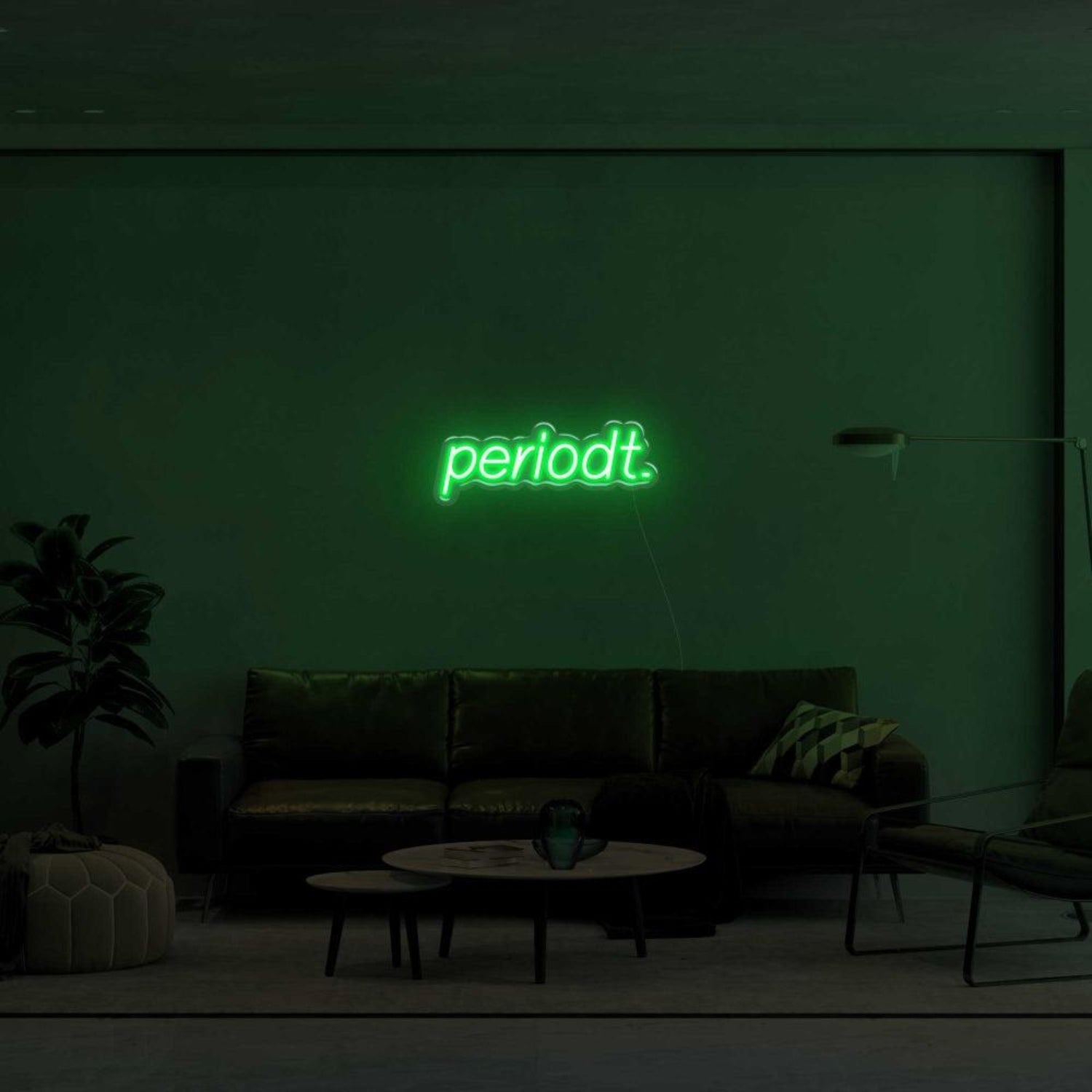 Bright Green Periodt Led Neon Sign For Modern Home Decor | Shineneon