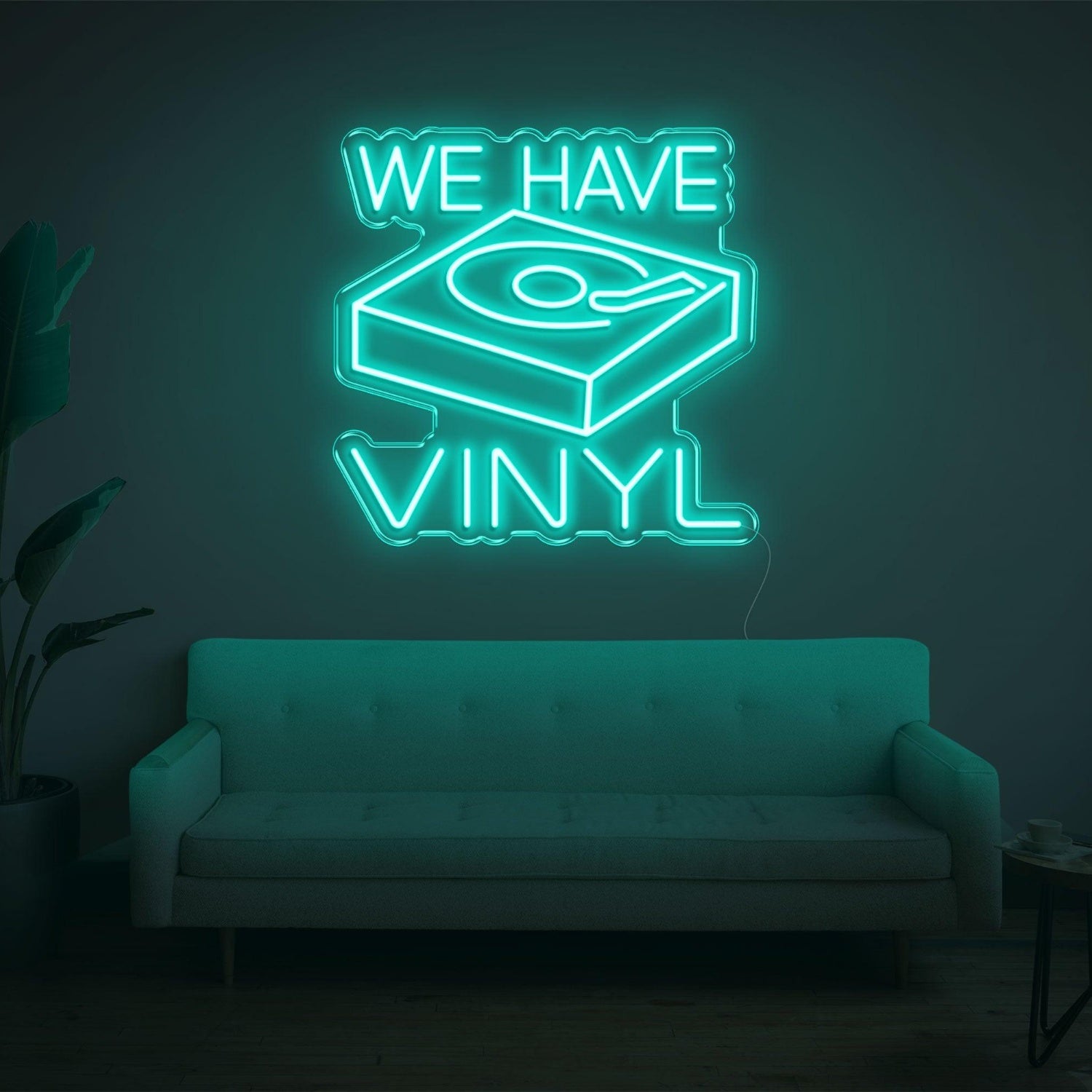 Bright Green Vinyl Record Player Led Neon Sign For Home And Music Store Decor | Shineneon