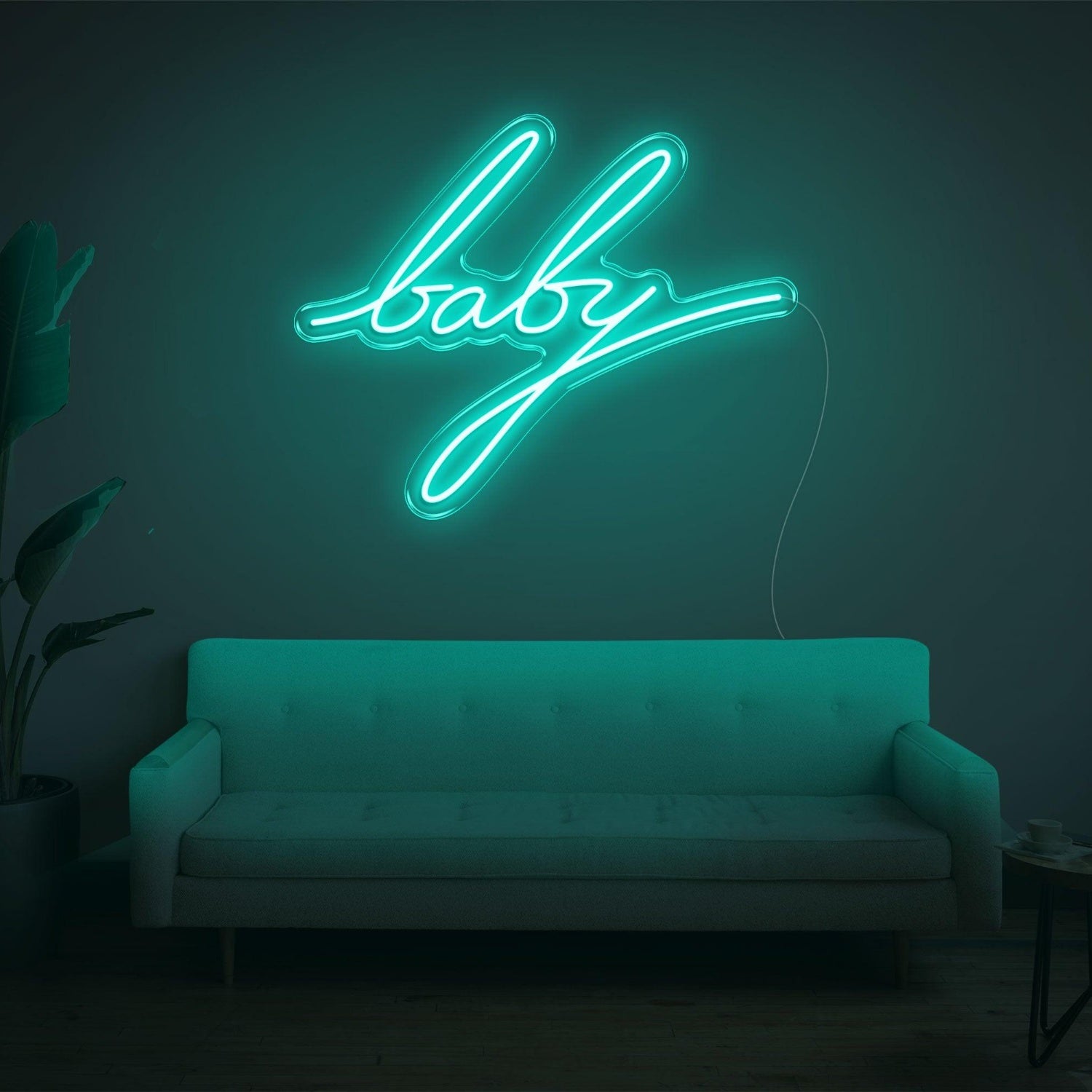 Bright Pink Baby Led Neon Sign For Indoor Decor Cafe Bar | Shineneon