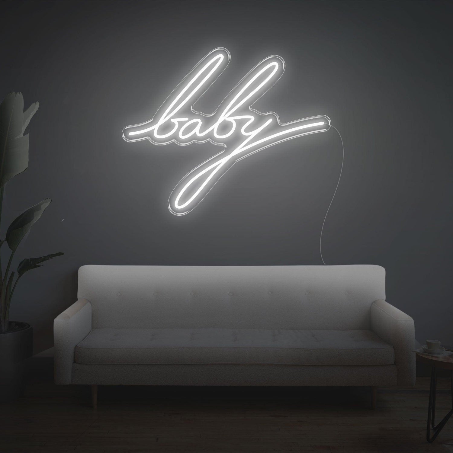 Bright Pink Baby Led Neon Sign For Indoor Decor Cafe Bar | Shineneon