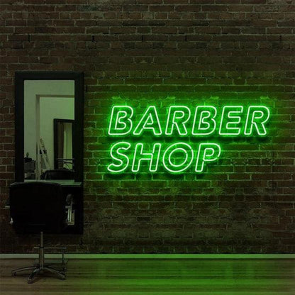 Bright Pink Barber Shop Led Neon Sign For Retro Barber Shop Wall Decor | Shineneon