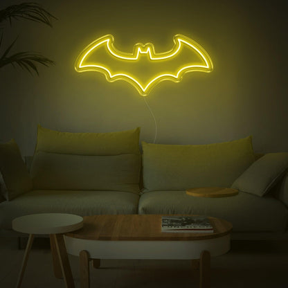 Bright Pink Batman Bat Led Neon Sign Home Decor | Shineneon
