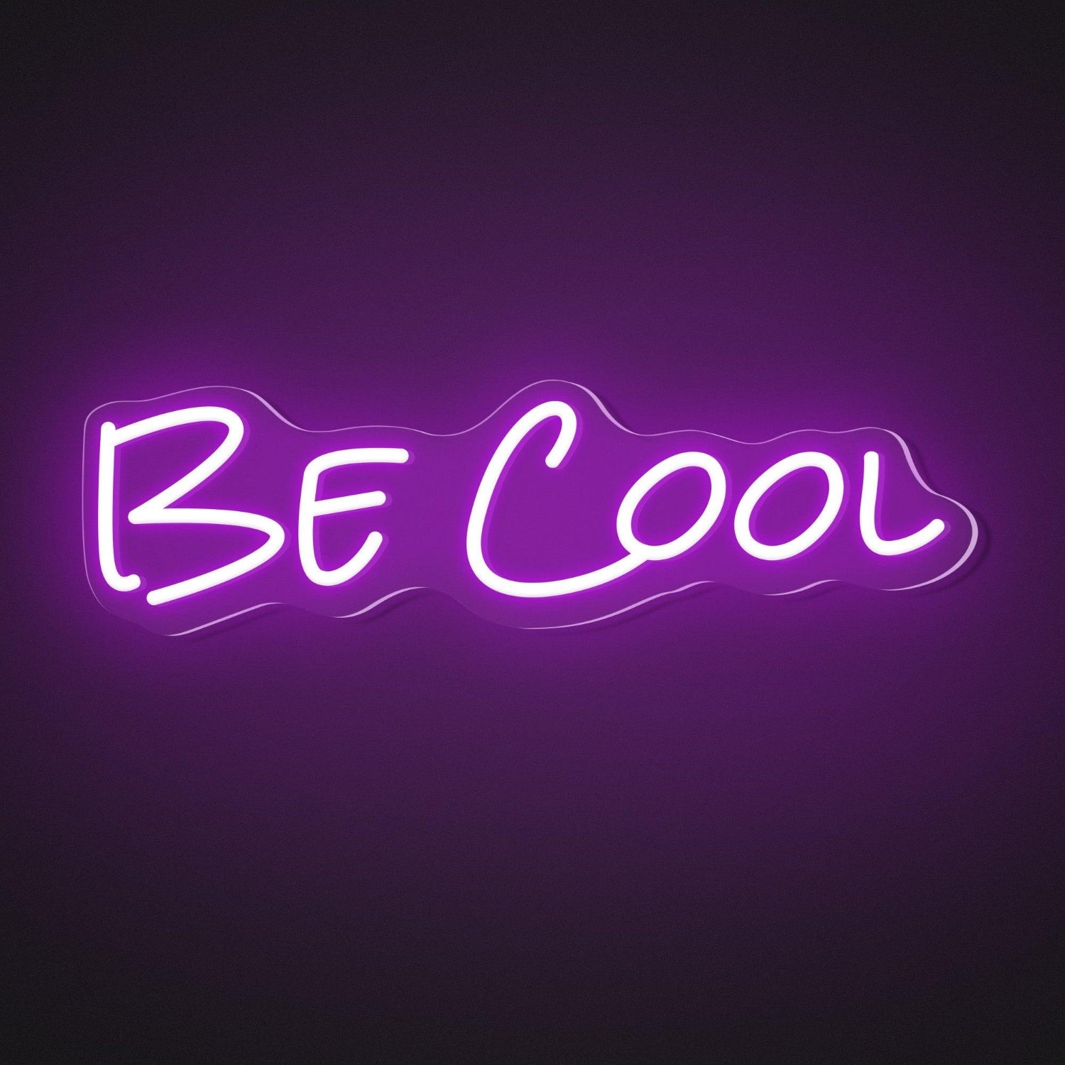 Bright Pink Be Cool Led Neon Sign For Bedroom Studio Cafe Wall Decor | Shineneon