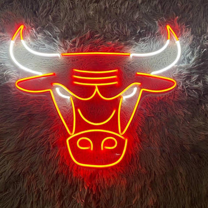 Bright Pink Buffalo Head Led Neon Sign For Home Bar Decor | Shineneon