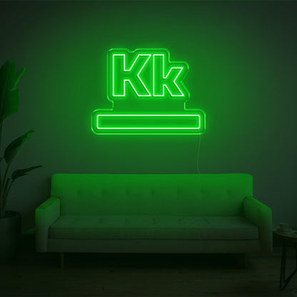 Bright Pink Kk Modern Led Neon Sign For Home Studio Commercial Decor | Shineneon