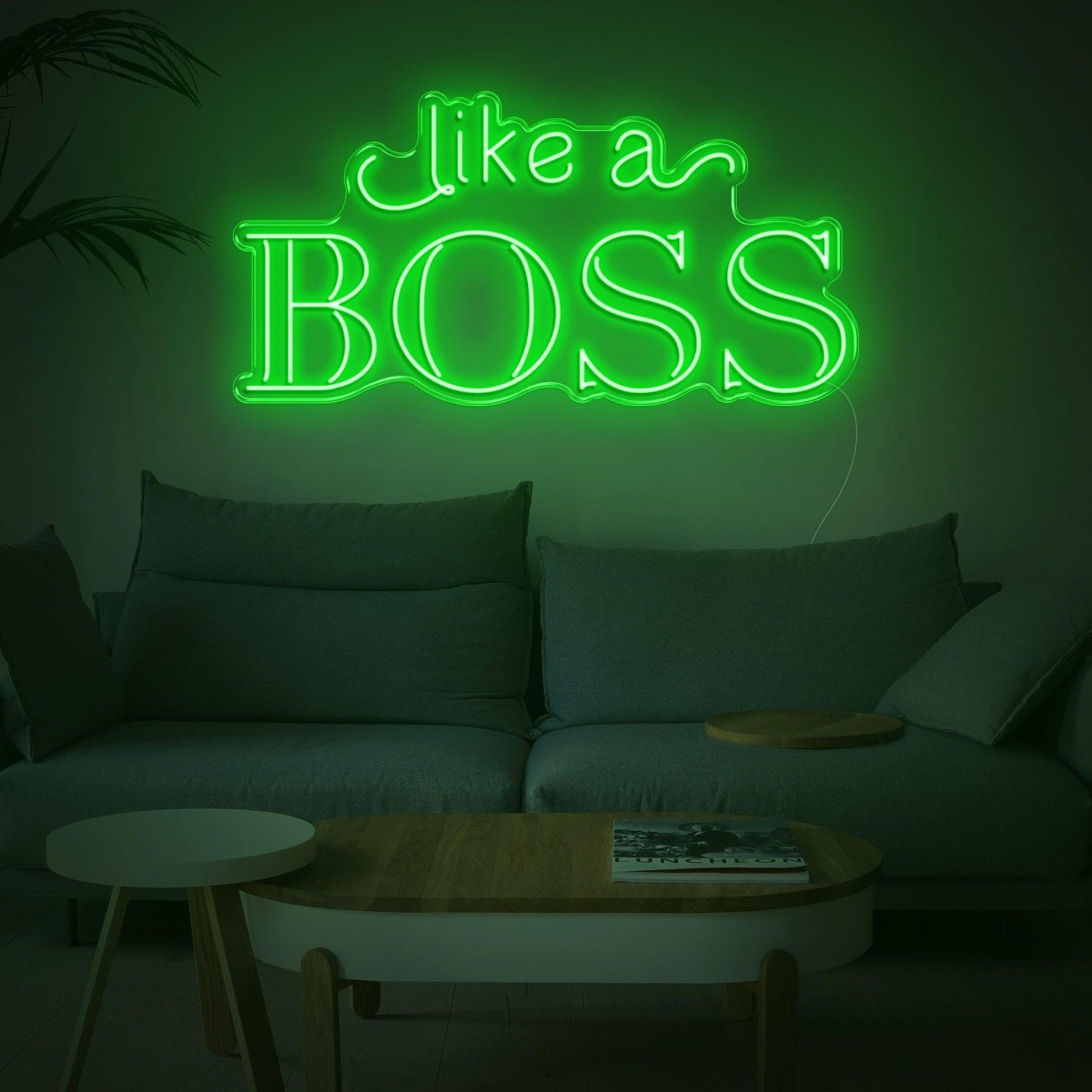 Bright Pink Like A Boss Led Neon Sign For Modern Home Decor | Shineneon