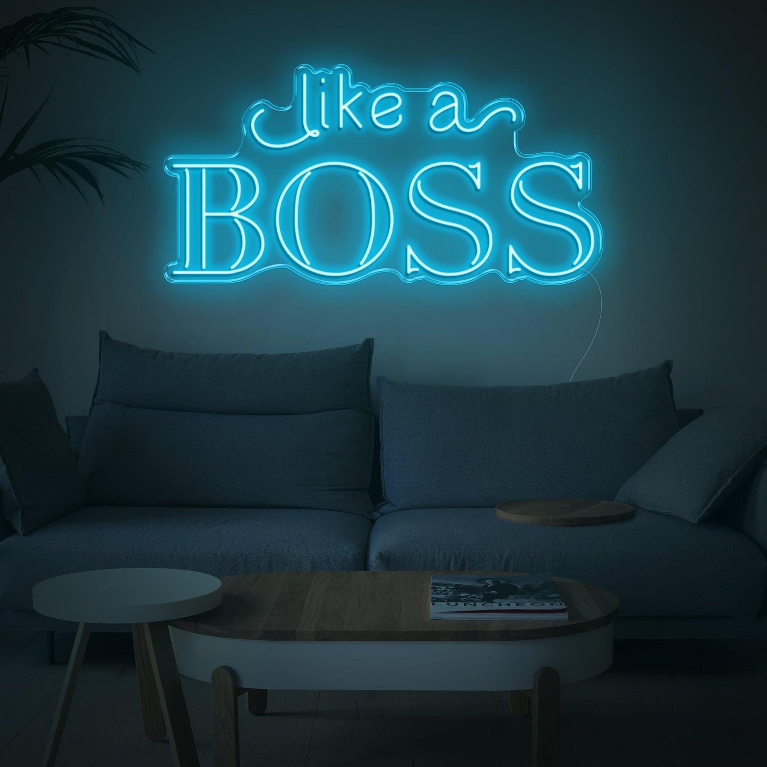 Bright Pink Like A Boss Led Neon Sign For Modern Home Decor | Shineneon