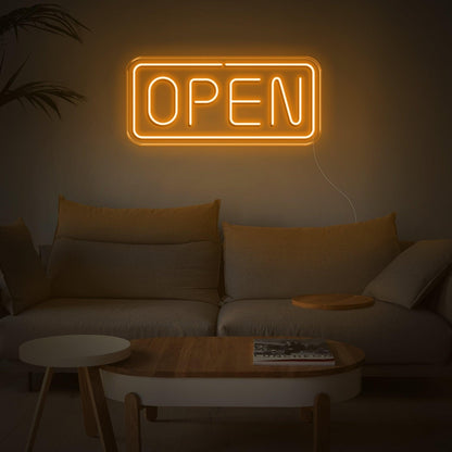 Bright Pink Open Led Neon Sign For Cafe And Home Decor | Shineneon