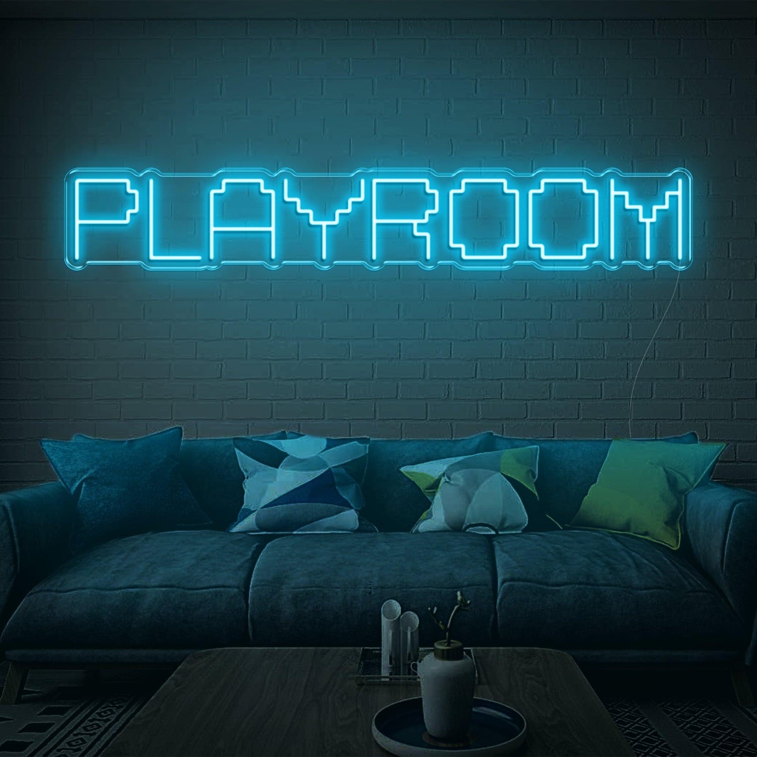 Bright Pink Pixel-Style Playroom Led Neon Sign For Game Room Decor | Shineneon