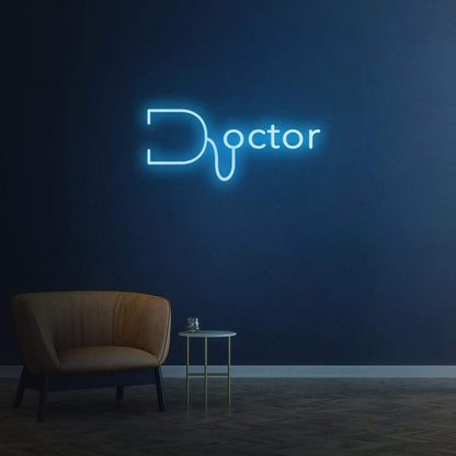 Bright Pink-Purple Doctor Led Neon Sign For Clinic Studio Decor | Shineneon