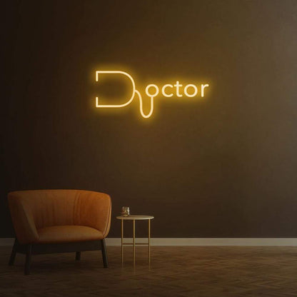 Bright Pink-Purple Doctor Led Neon Sign For Clinic Studio Decor | Shineneon