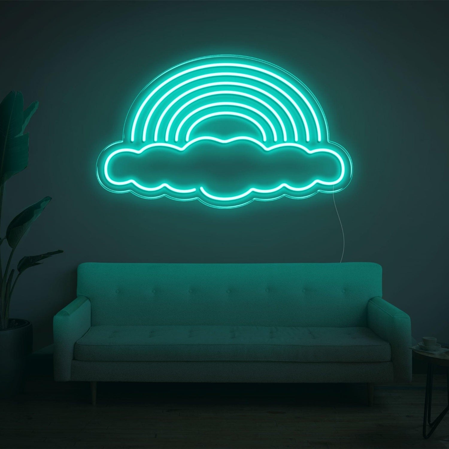 Bright Pink Rainbow Cloud Led Neon Sign For Modern Home Wall Decor | Shineneon