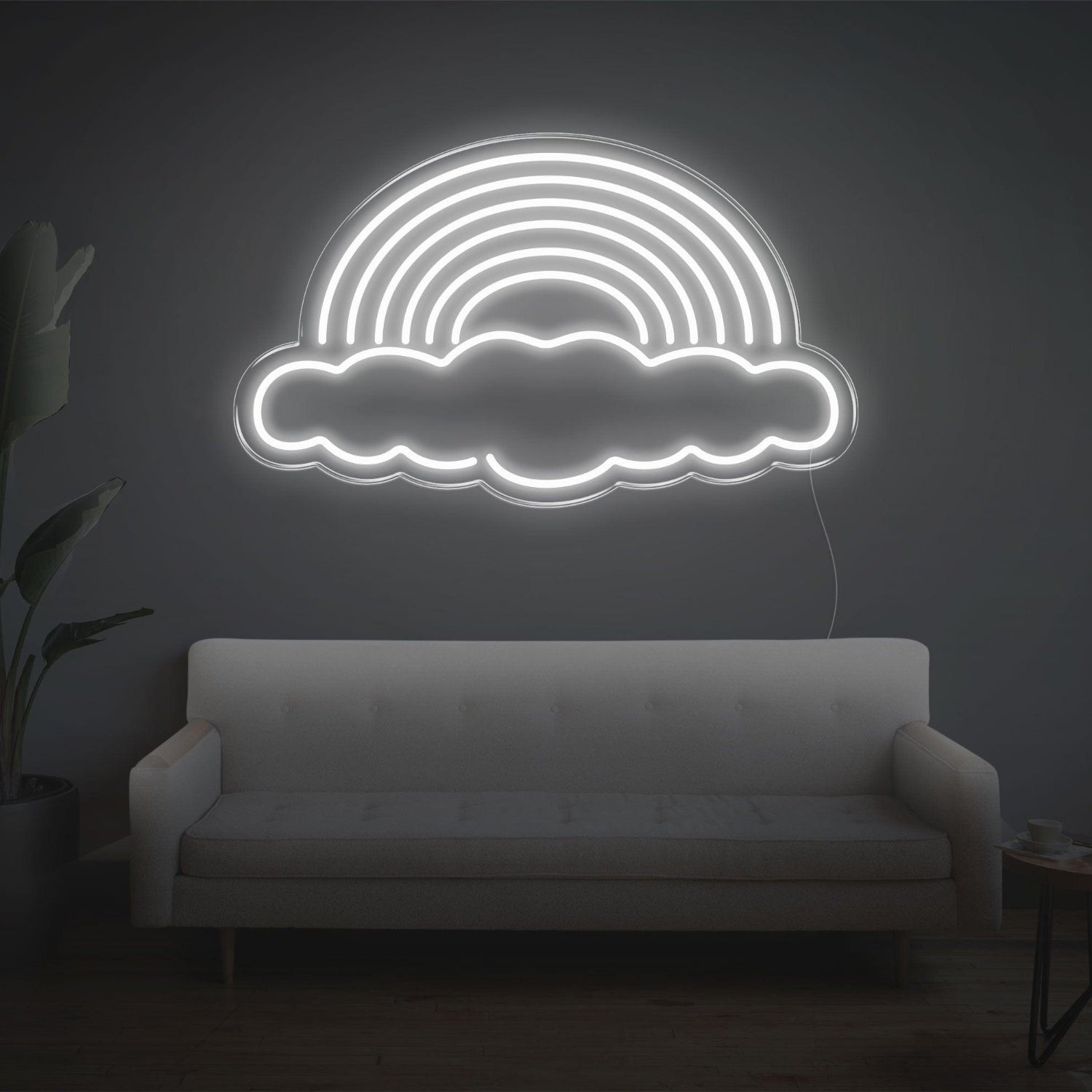 Bright Pink Rainbow Cloud Led Neon Sign For Modern Home Wall Decor | Shineneon