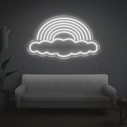 Bright Pink Rainbow Cloud Led Neon Sign For Modern Home Wall Decor | Shineneon