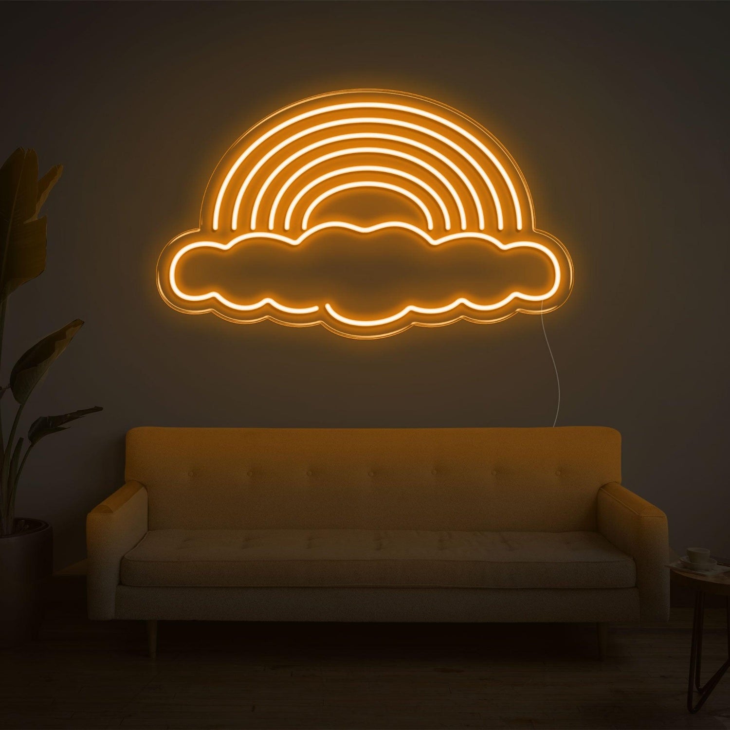 Bright Pink Rainbow Cloud Led Neon Sign For Modern Home Wall Decor | Shineneon