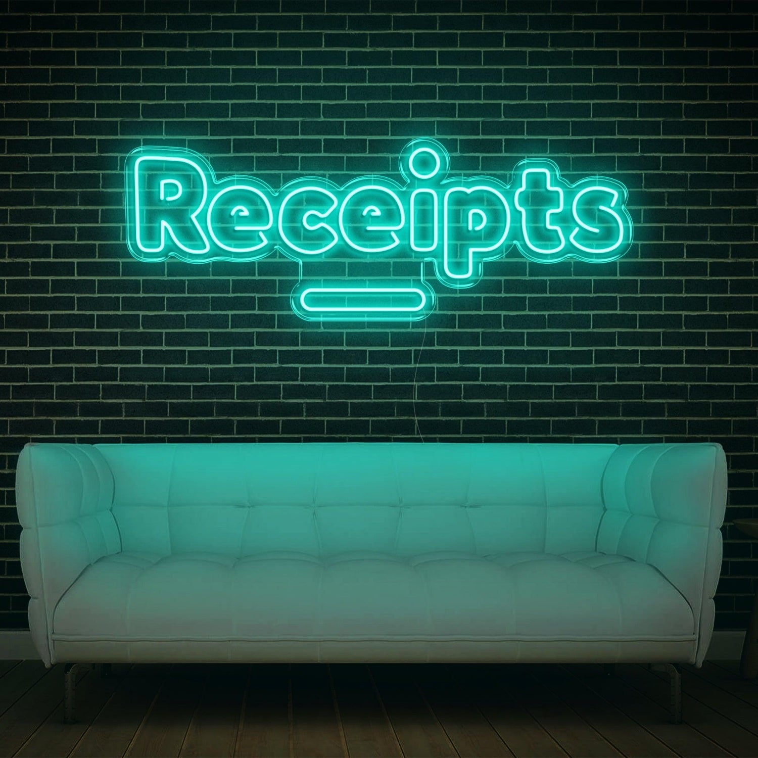 Bright Pink Receipts Led Neon Sign For Shop Counter Indoor Decor | Shineneon