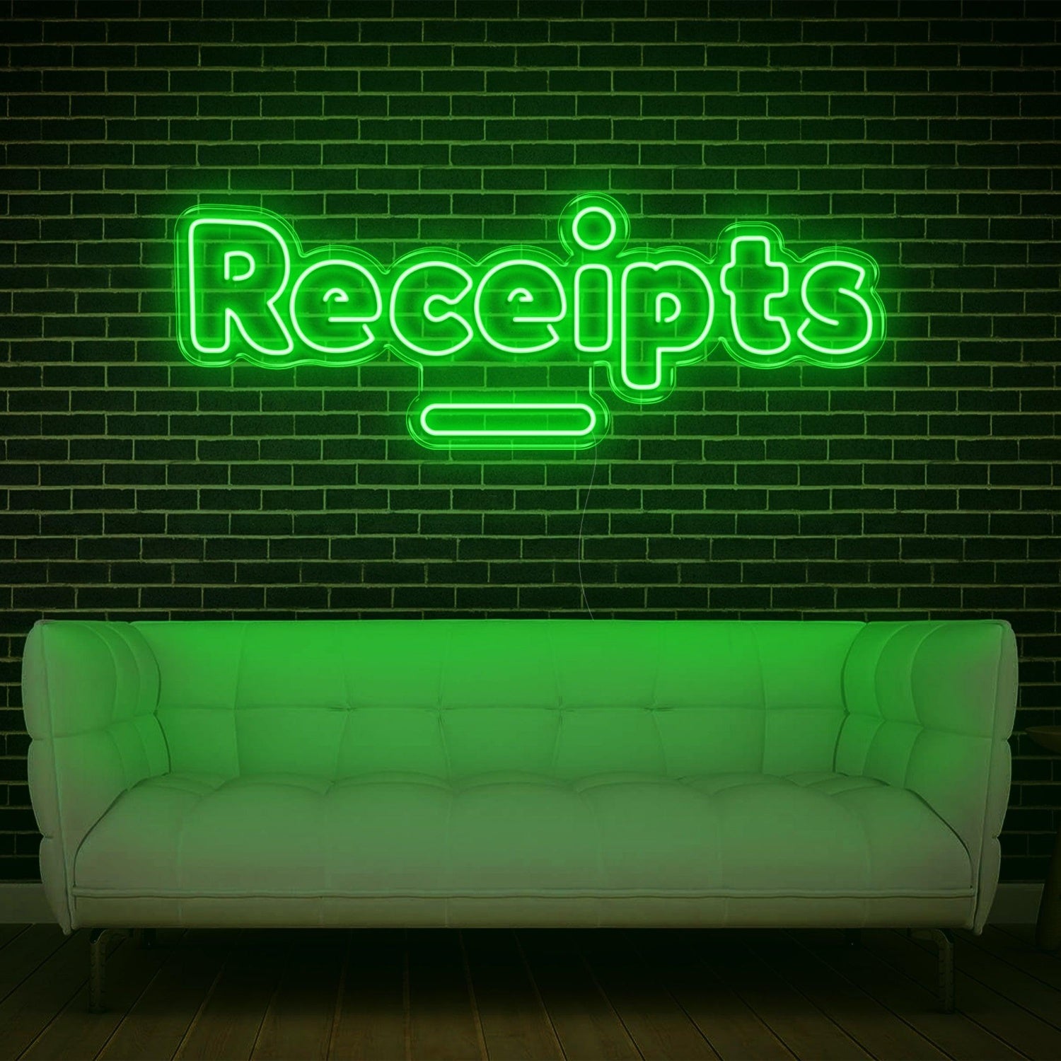 Bright Pink Receipts Led Neon Sign For Shop Counter Indoor Decor | Shineneon