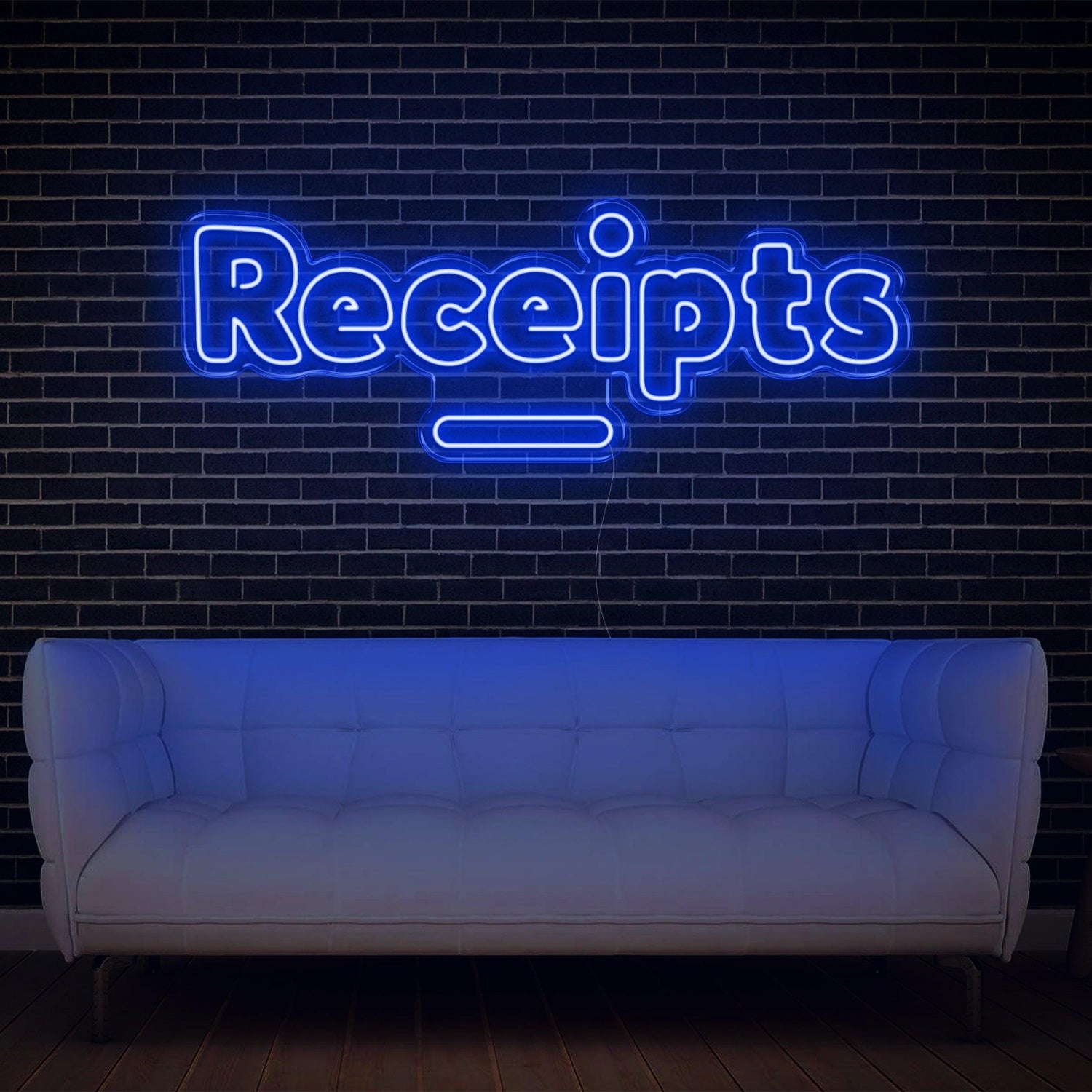 Bright Pink Receipts Led Neon Sign For Shop Counter Indoor Decor | Shineneon