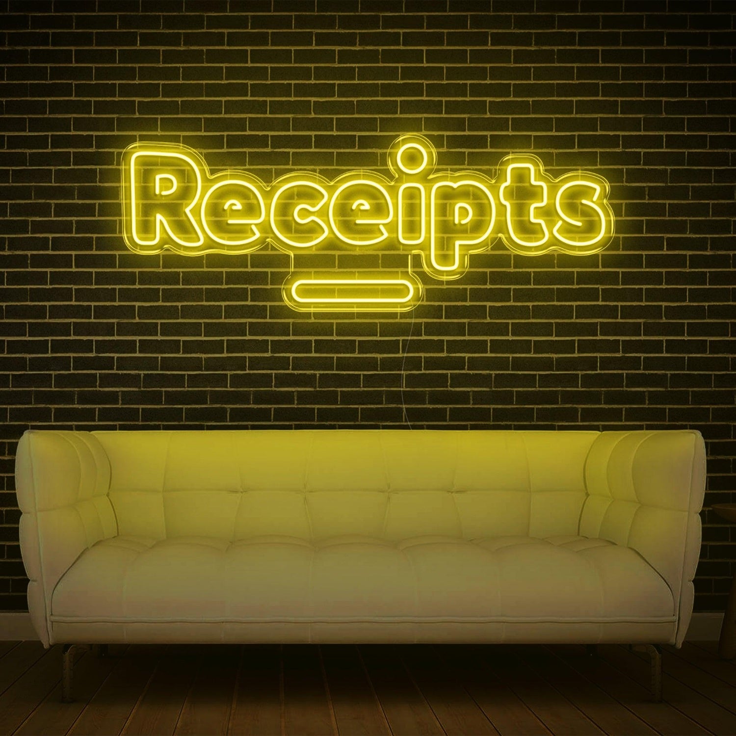 Bright Pink Receipts Led Neon Sign For Shop Counter Indoor Decor | Shineneon