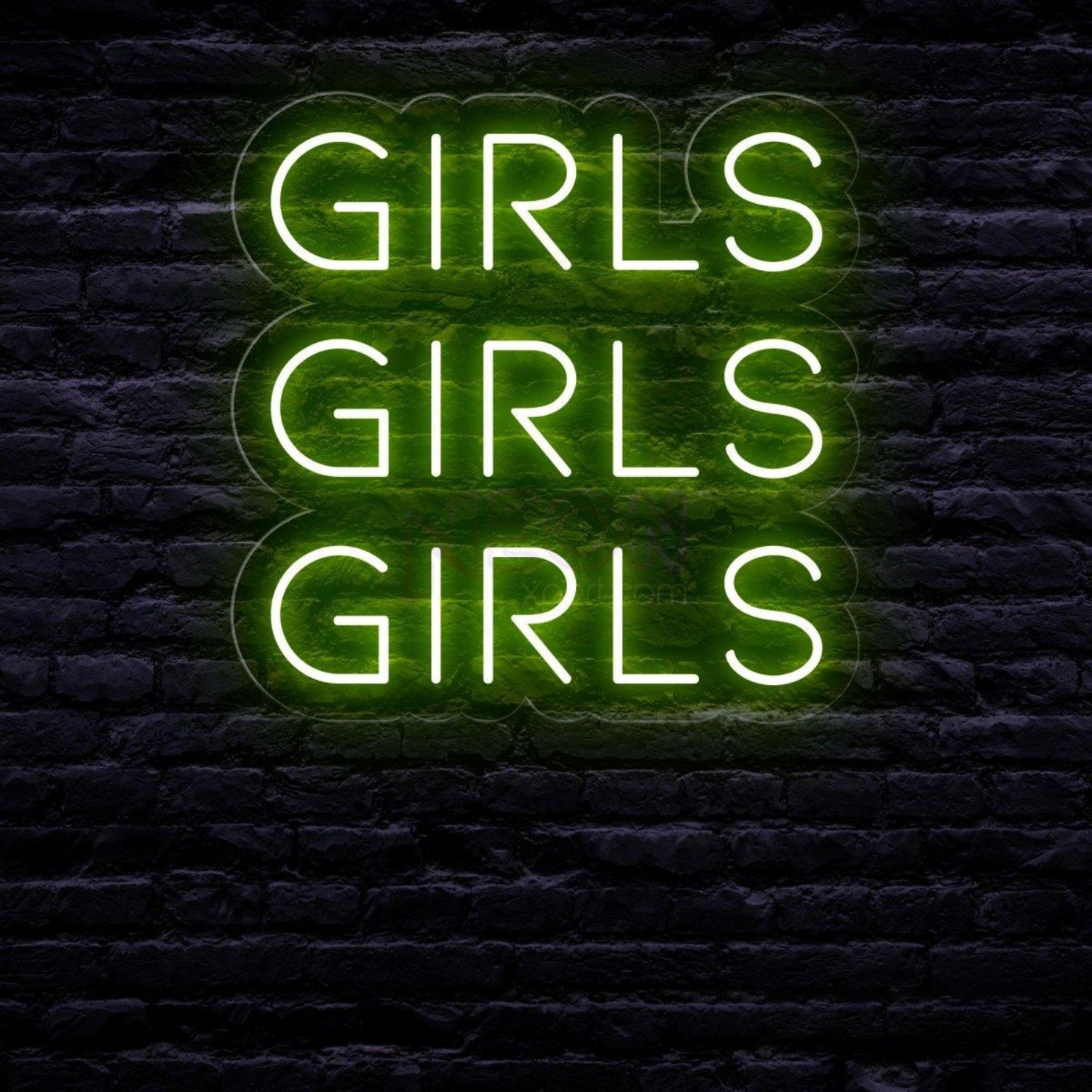 Bright Pink Trio Girls Led Neon Sign For Girls Bedroom Cafe Decor | Shineneon