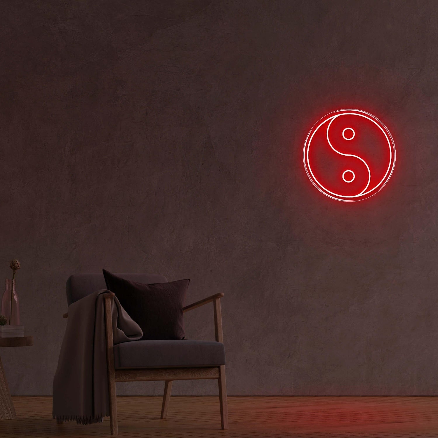 Bright Pink Yin Yang Led Neon Sign Modern Home Decor | Shineneon