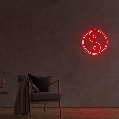 Bright Pink Yin Yang Led Neon Sign Modern Home Decor | Shineneon