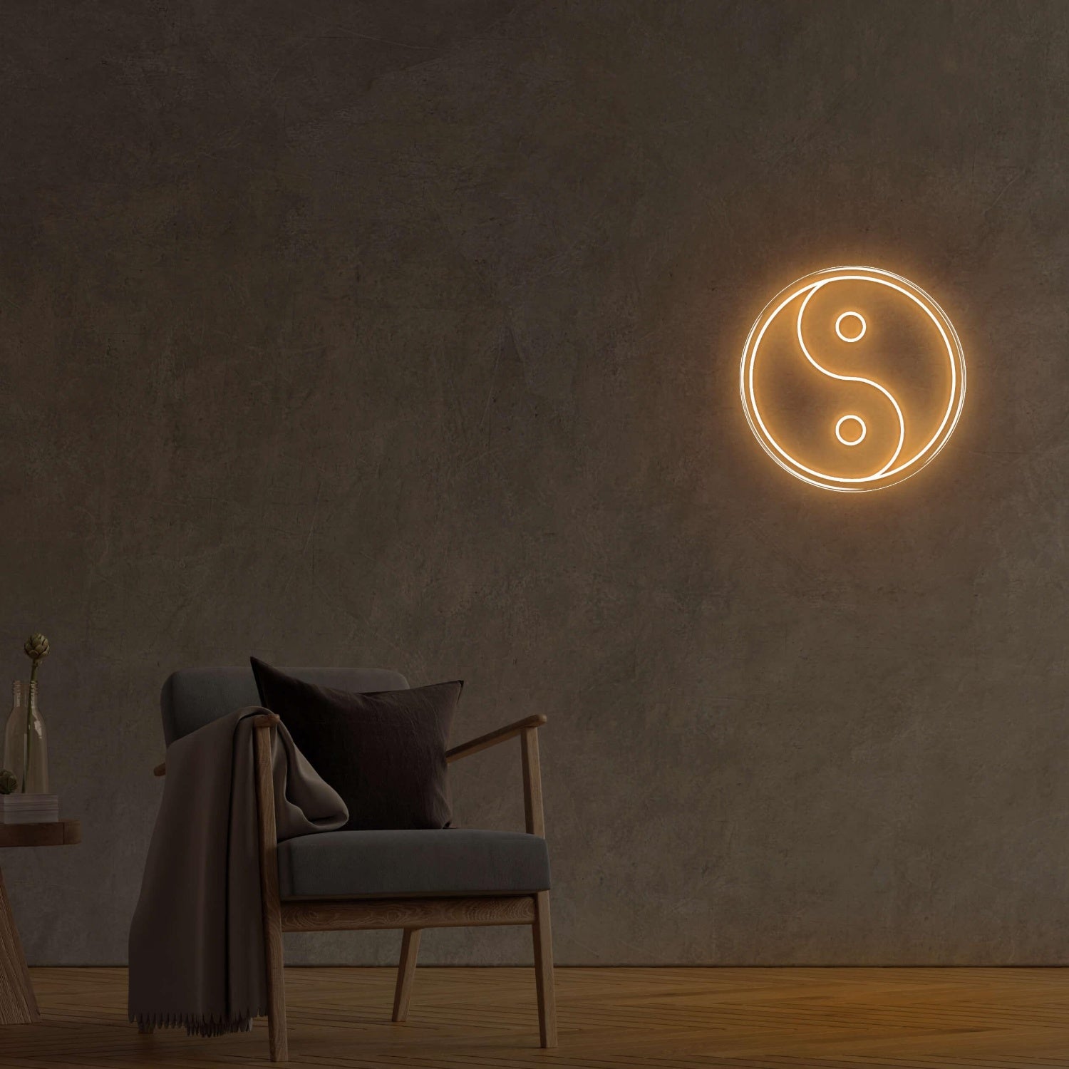 Bright Pink Yin Yang Led Neon Sign Modern Home Decor | Shineneon