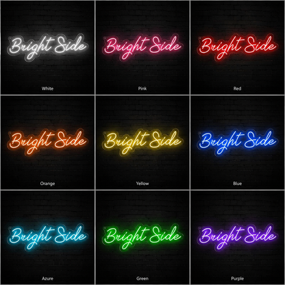 Bright Side LED Neon Sign - 05 Color Grid