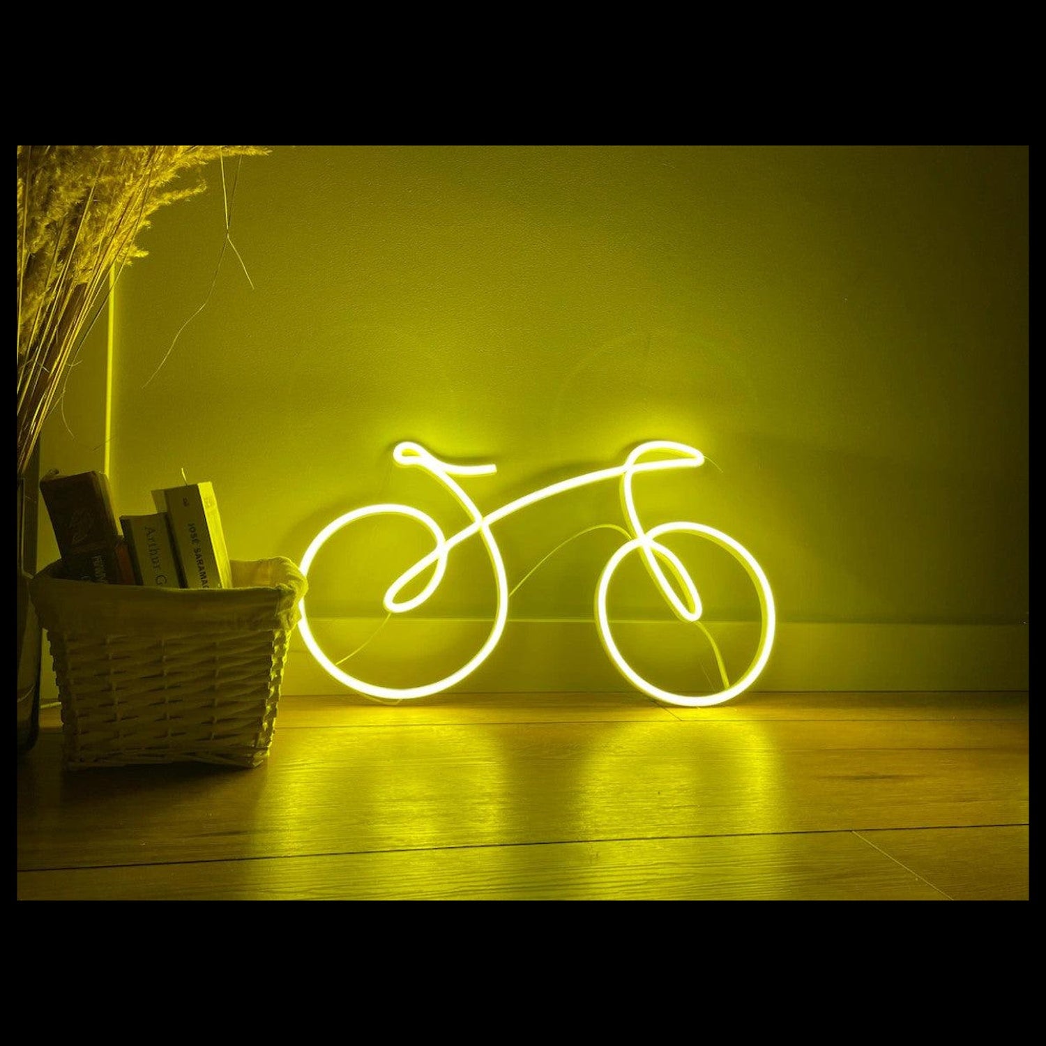 Bright Yellow Bicycle Led Neon Sign For Modern Home Decor | Shineneon