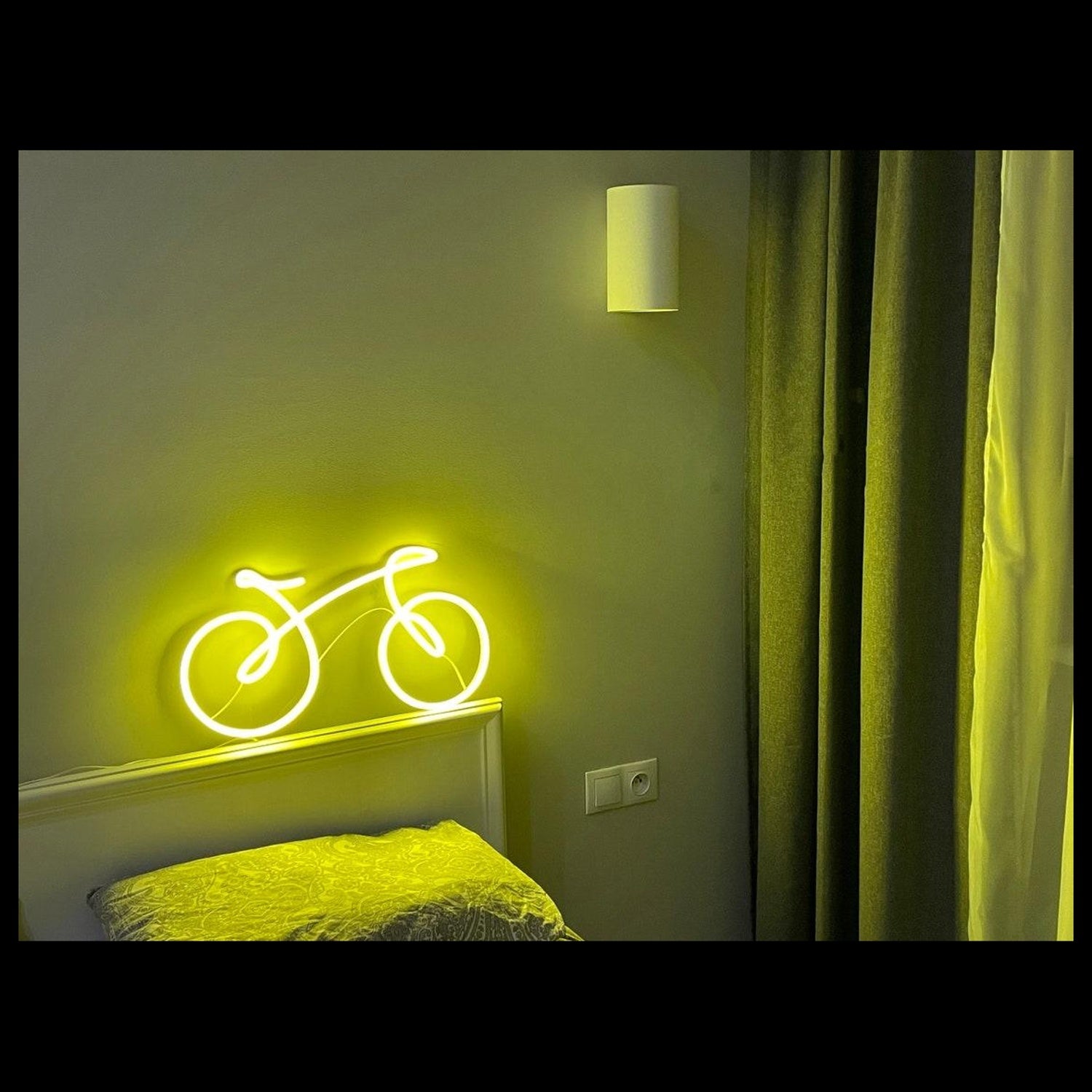 Bright Yellow Bicycle Led Neon Sign For Modern Home Decor | Shineneon