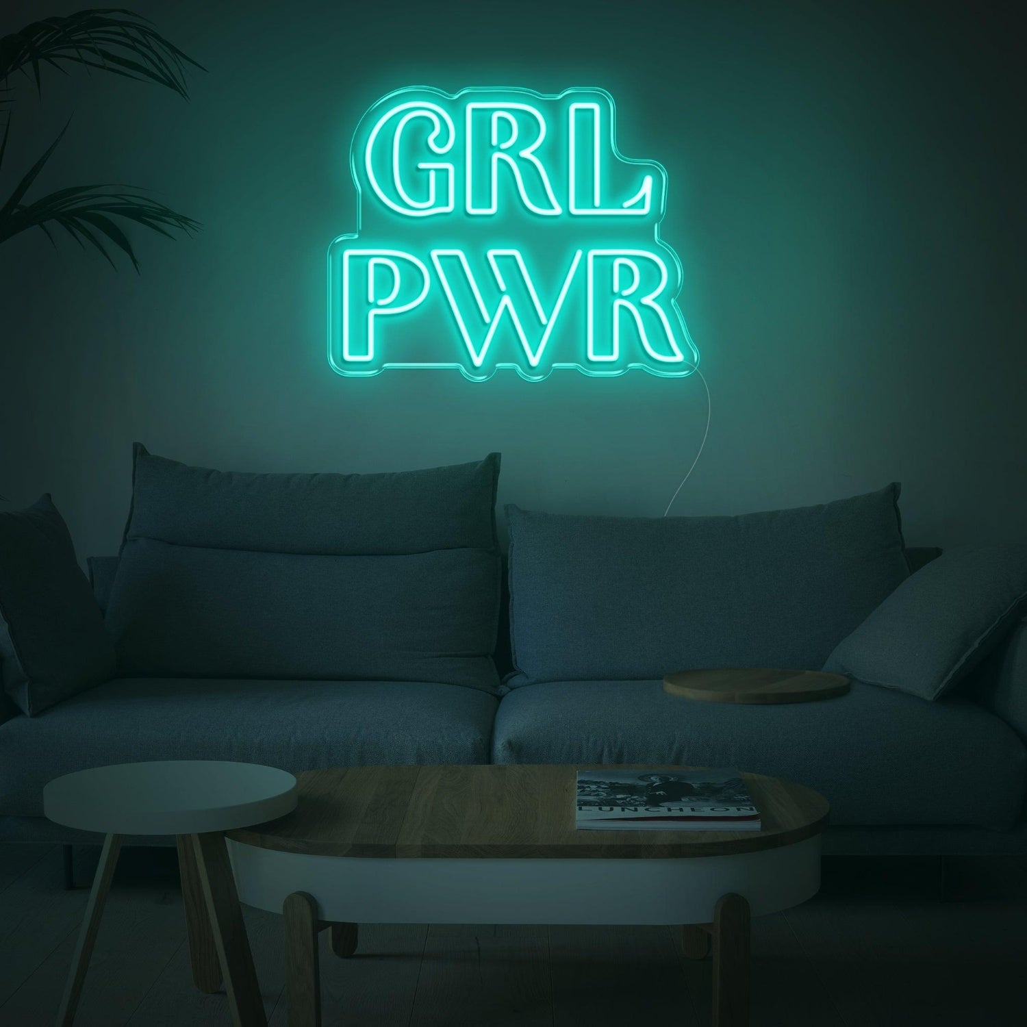 Bright Yellow Grl Pwr Led Neon Sign For Home Decor And Feminine Spaces | Shineneon