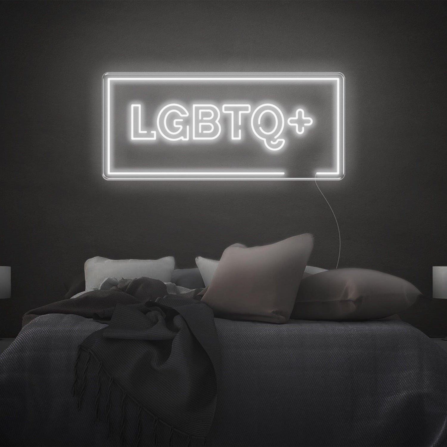 Bright Yellow Lgbtq+ Led Neon Sign For Bedroom Decor | Shineneon