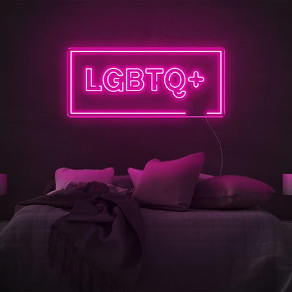 Bright Yellow Lgbtq+ Led Neon Sign For Bedroom Decor | Shineneon