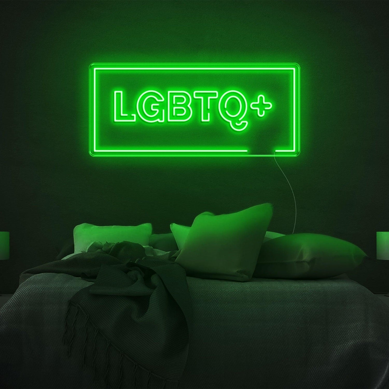 Bright Yellow Lgbtq+ Led Neon Sign For Bedroom Decor | Shineneon