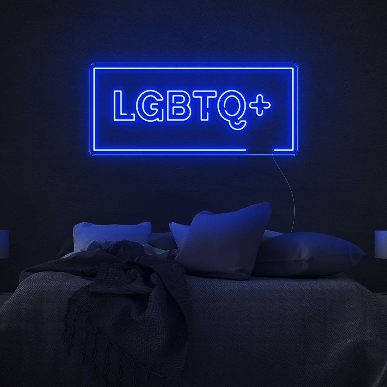 Bright Yellow Lgbtq+ Led Neon Sign For Bedroom Decor | Shineneon