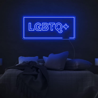 Bright Yellow Lgbtq+ Led Neon Sign For Bedroom Decor | Shineneon