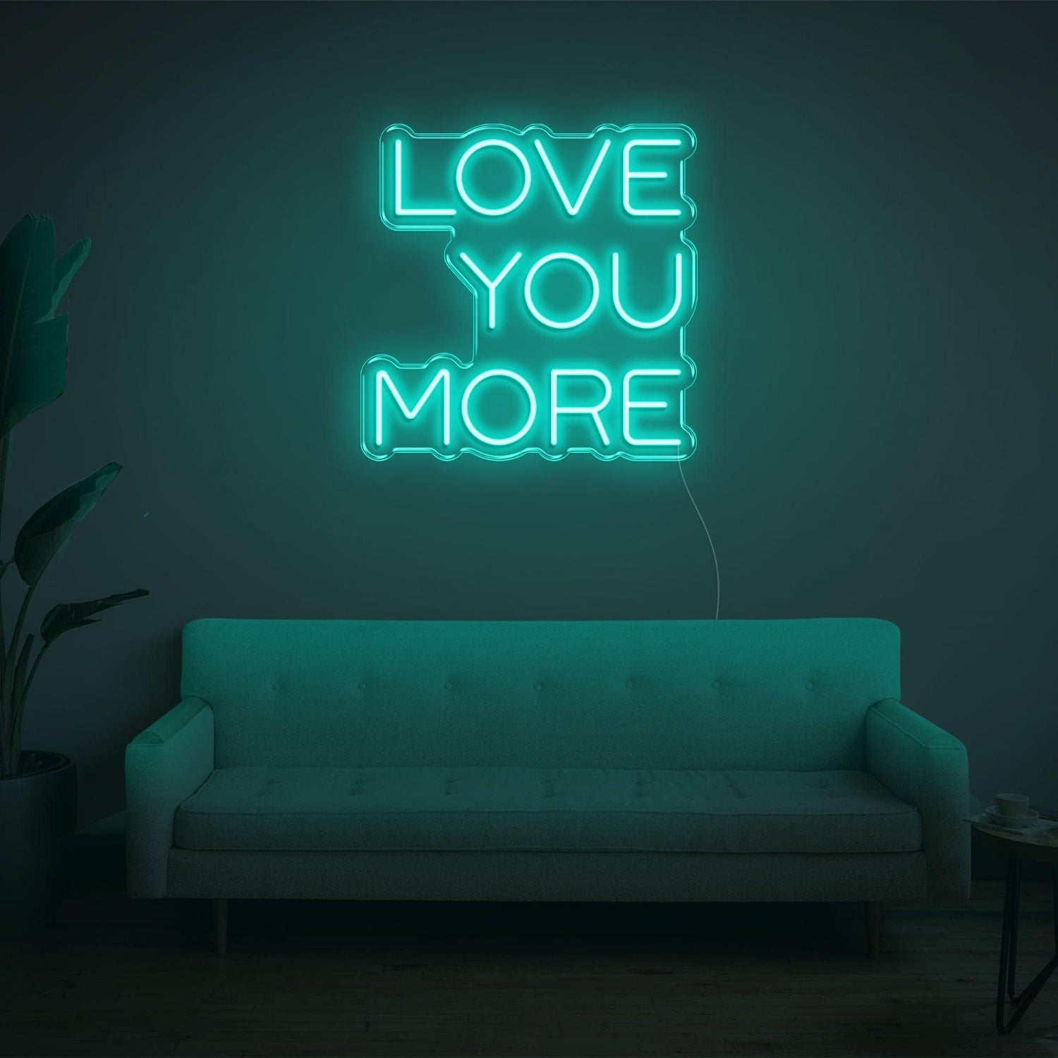 Bright Yellow Love You More Led Neon Sign For Bedroom Living Room Home Decor | Shineneon