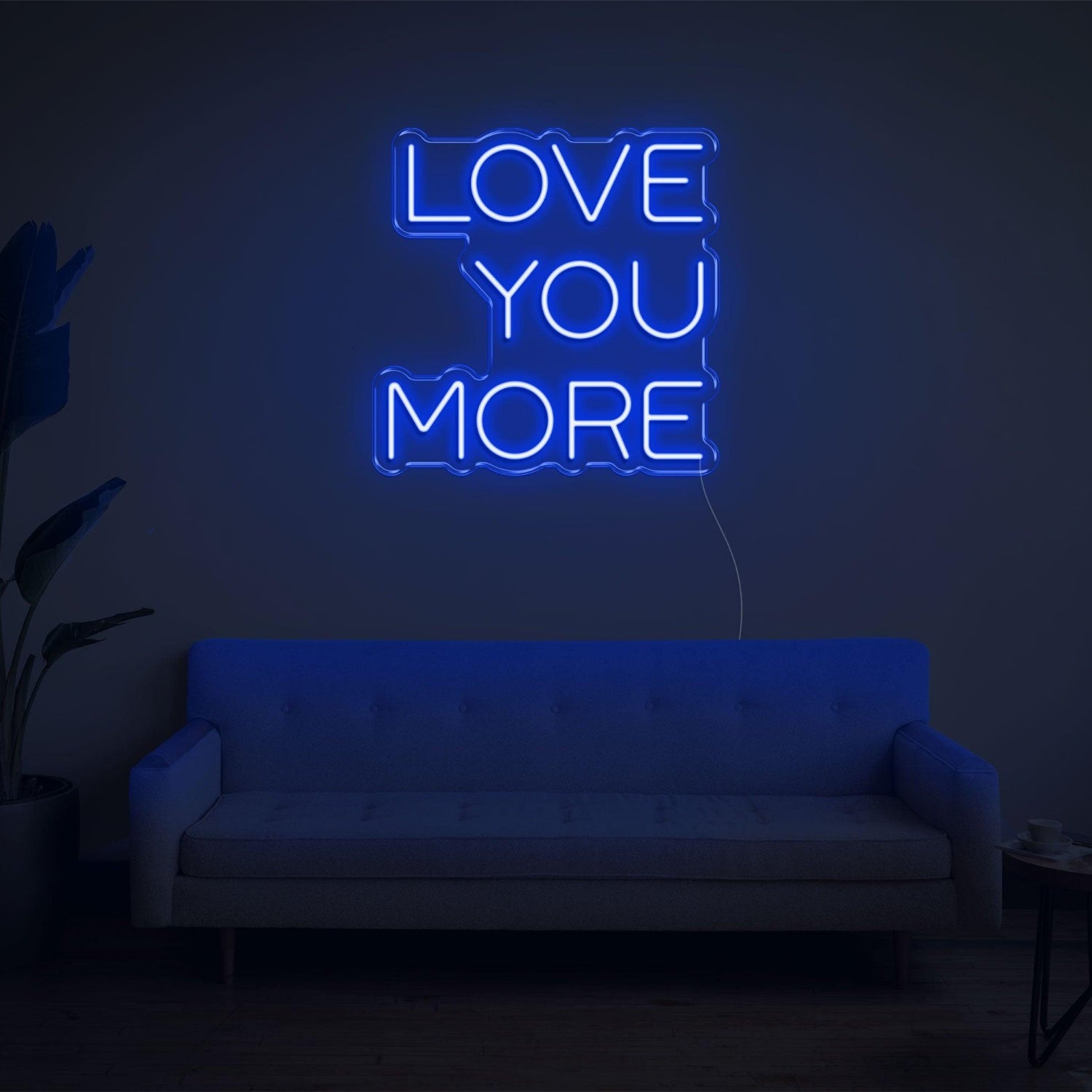 Bright Yellow Love You More Led Neon Sign For Bedroom Living Room Home Decor | Shineneon
