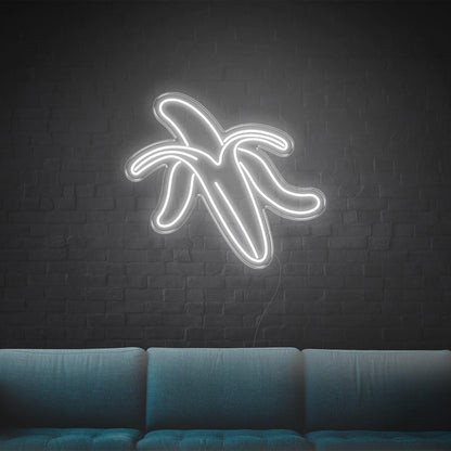 Bright Yellow Peeled Banana Led Neon Sign For Living Room Cafe Wall Decor | Shineneon