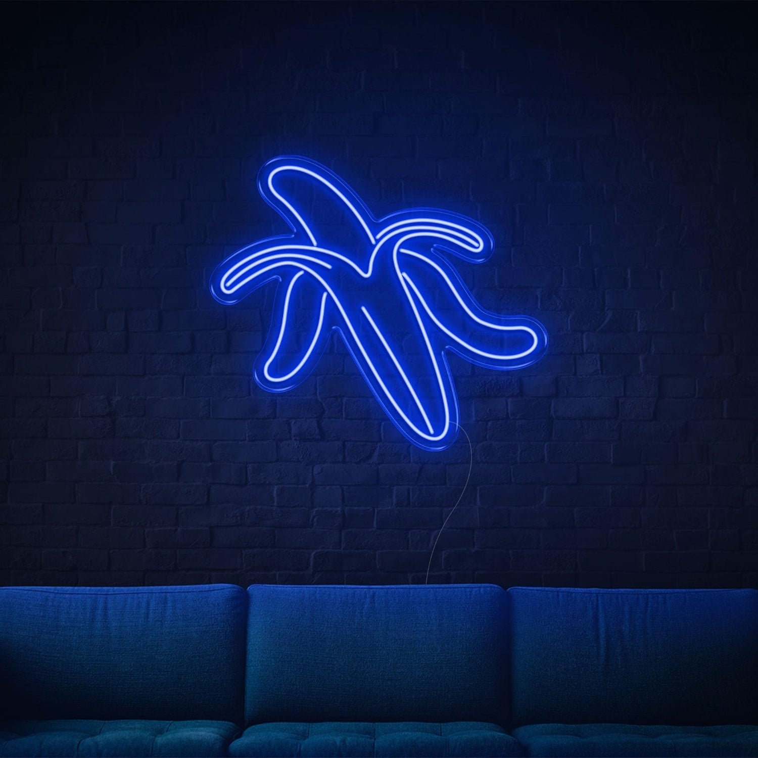 Bright Yellow Peeled Banana Led Neon Sign For Living Room Cafe Wall Decor | Shineneon